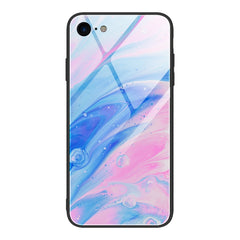 Marble Pattern Glass Protective Case, For iPhone 12 mini, For iPhone 12 Pro Max, For iPhone 11 Pro, For iPhone SE 2022 / SE 2020 / 8 / 7