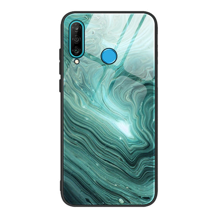 Marble Pattern Glass Protective Case, For Huawei P30 lite / nova 4e, For Huawei P30 Pro, For Huawei Y9 Prime (2019) / P Smart Z, For Honor 20 / nova 5T