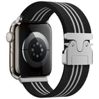 For Apple Watch 42 / 44 / 45 / 46 / 49mm / Black White
