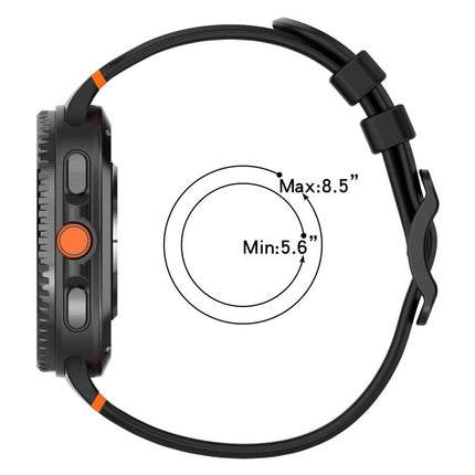 xDfind Ladder Buckle Silicone Watch Band, For Samsung Galaxy Watch8 / Watch8 Classic