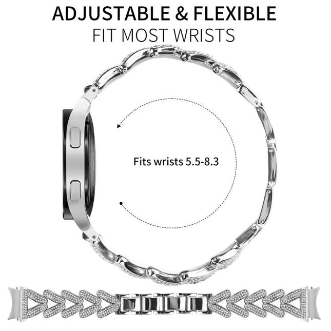 20mm xDfind Small Twist Diamond Metal Watch Band