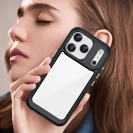Colorful Series Acrylic + TPU Phone Case, For iPhone 17 Pro, For iPhone 17, For iPhone 17 Air