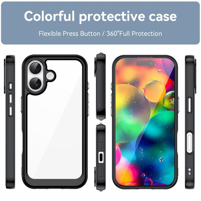Colorful Series Acrylic + TPU Phone Case, For iPhone 17, For iPhone 17 Air