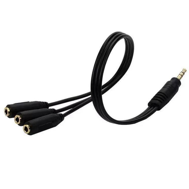 3 in 1 DC 3.5mm Audio Cable with Stereo, 3.5mm