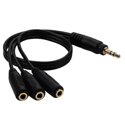 3 in 1 DC 3.5mm Audio Cable with Stereo, 3.5mm
