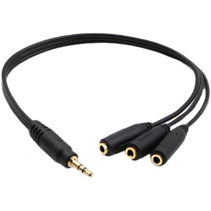 3 in 1 DC 3.5mm Audio Cable with Stereo, 3.5mm