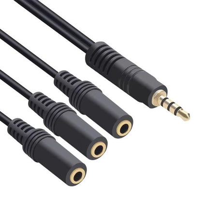3 in 1 DC 3.5mm Audio Cable with Stereo, 3.5mm