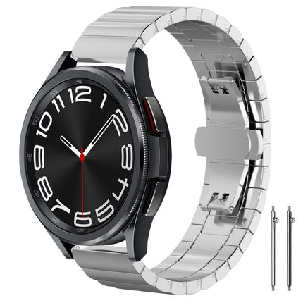 xDfind One-bead Bamboo Solid Stainless Steel Watch Band, 18mm, 20mm, 22mm, 14mm