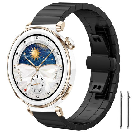 xDfind One-bead Bamboo Solid Stainless Steel Watch Band, 18mm, 20mm, 22mm, 14mm