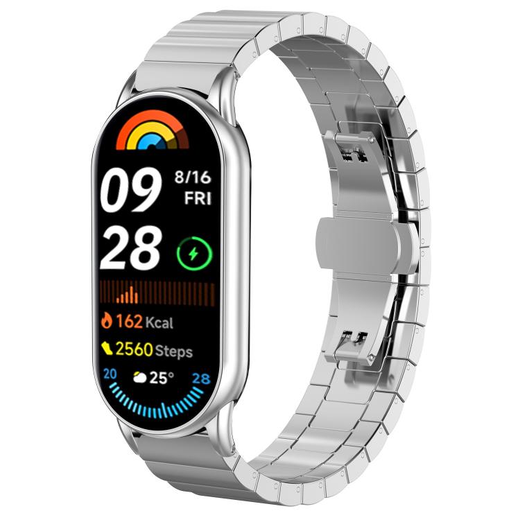 xDfind One-bead Bamboo Solid Stainless Steel Watch Band, 18mm, 20mm, 22mm, 14mm