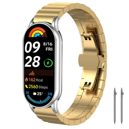 xDfind One-bead Bamboo Solid Stainless Steel Watch Band, 18mm, 20mm, 22mm, 14mm