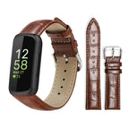 For Fitbit Inspire 3 12mm / Dark Brown