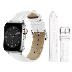 xDfind Bamboo Texture Pin Buckle Leather Watch Band