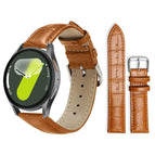 For Samsung Galaxy Watch7 / FE / 6 / 5 / 4 20mm / Light Brown