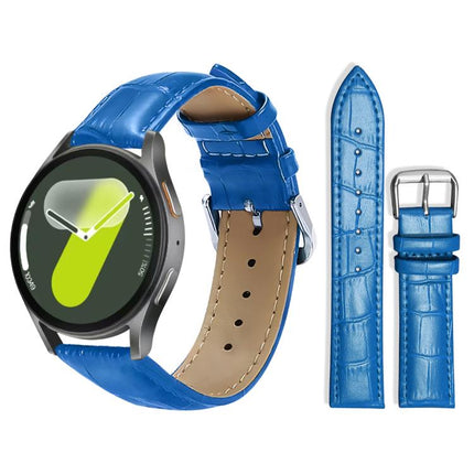 xDfind Bamboo Texture Pin Buckle Leather Watch Band, For Galaxy Watch Ultra2 2026 / 2025 / 1 2024, For Galaxy Watch9 / 8 / 8 Classic, For Samsung Galaxy Watch7 / FE / 6 / 5 / 4 20mm, For Samsung Galaxy Fit3 SM-R390 20mm
