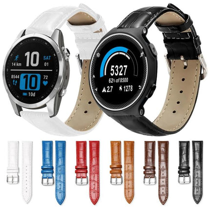 xDfind Bamboo Texture Pin Buckle Leather Watch Band, For Galaxy Watch Ultra2 2026 / 2025 / 1 2024, For Galaxy Watch9 / 8 / 8 Classic, For Samsung Galaxy Watch7 / FE / 6 / 5 / 4 20mm, For Samsung Galaxy Fit3 SM-R390 20mm