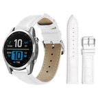 For Garmin Fenix 8/7S/6S/5S 20mm 18mm / White