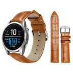 For Garmin Fenix 8/7S/6S/5S 20mm 18mm / Light Brown