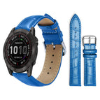 For Garmin Fenix 8/7X/6X/5X 26mm 22mm / Blue
