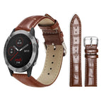 For Garmin Fenix 8/7/6/5 22mm 20mm / Dark Brown