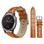 For Garmin Fenix 8/7/6/5 22mm 20mm / Light Brown