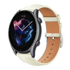 xDfind Flat Head Black Shark Fine Grain Leather Watch Band