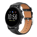 22mm For Fossil Gen 5 Carlyle/Julianna/Garrett / Black