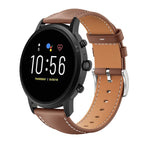 22mm For Fossil Gen 5 Carlyle/Julianna/Garrett / Coffee