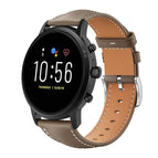 22mm For Fossil Gen 5 Carlyle/Julianna/Garrett / Brown