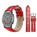 24mm For Fossil Q Machine Hybrid Watch / Red