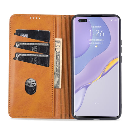 AZNS Magnetic Calf Texture Horizontal Flip Leather Case with Card Slots & Holder & Wallet, For Huawei Nova 7, For Huawei Nova 7 SE, For Huawei Enjoy 20, For Huawei Maimang 9
