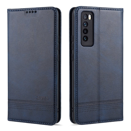AZNS Magnetic Calf Texture Horizontal Flip Leather Case with Card Slots & Holder & Wallet, For Huawei Nova 7, For Huawei Nova 7 SE, For Huawei Enjoy 20, For Huawei Maimang 9