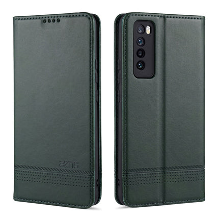 AZNS Magnetic Calf Texture Horizontal Flip Leather Case with Card Slots & Holder & Wallet, For Huawei Nova 7 SE, For Huawei Nova 7, For Huawei Enjoy 20, For Huawei Maimang 9