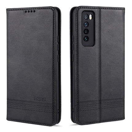 AZNS Magnetic Calf Texture Horizontal Flip Leather Case with Card Slots & Holder & Wallet, For Huawei Nova 7, For Huawei Nova 7 SE, For Huawei Enjoy 20, For Huawei Maimang 9