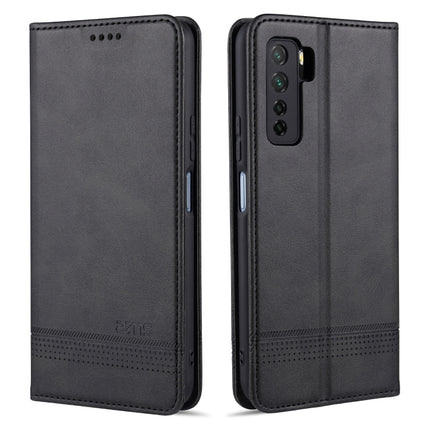 AZNS Magnetic Calf Texture Horizontal Flip Leather Case with Card Slots & Holder & Wallet, For Huawei Nova 7, For Huawei Nova 7 SE, For Huawei Enjoy 20, For Huawei Maimang 9