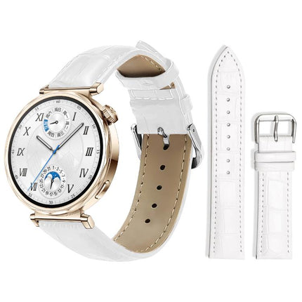 xDfind Bamboo Texture Pin Buckle Leather Watch Band, 22mm For Huawei Watch GT5/GT5 Pro/4/4 Pro, 18mm For Huawei GT5/GT4 41mm / OPPO Watch X2 Mini, 20mm For Huawei Watch GT 4 / GT 3 / GT 2