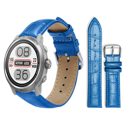 xDfind Bamboo Texture Pin Buckle Leather Watch Band, 20mm For COROS APEX 2 42mm / PACE 2