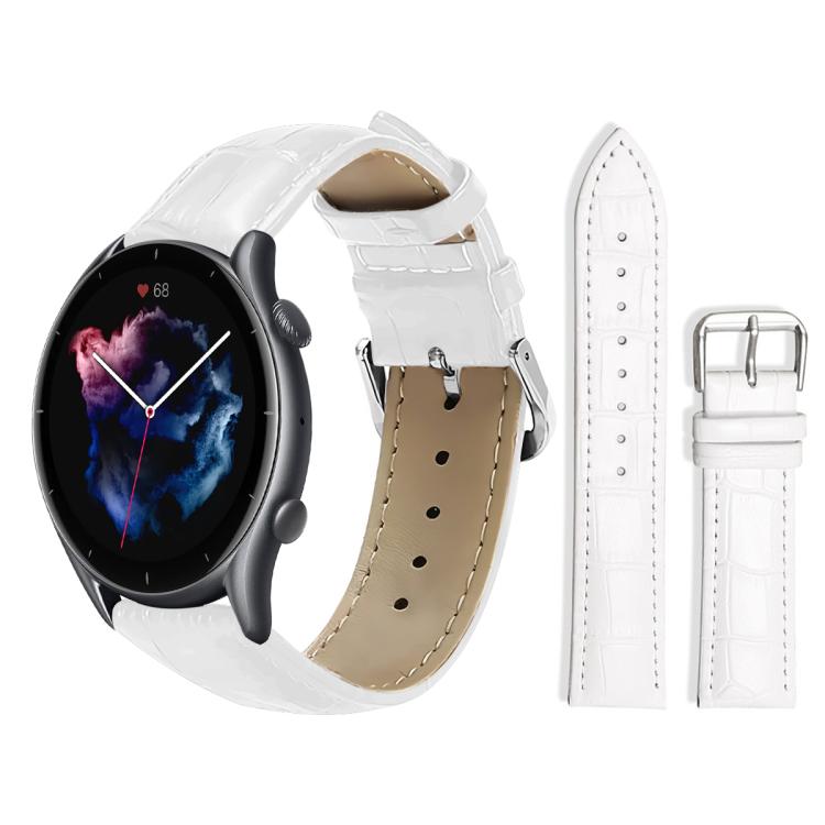 xDfind Bamboo Texture Pin Buckle Leather Watch Band