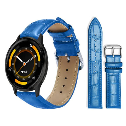xDfind Bamboo Texture Pin Buckle Leather Watch Band, 20mm For Garmin GarminMove Sport / vivoactive5/3, 22mm For Garmin Venu 3 / vivoactive4, 20mm For Garmin venu 2 / venu / Sq2 / Sq, 18mm For Garmin Venu 2S / vivoactive 4s/3s