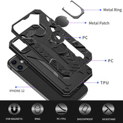 Iron Knight Series 2 in 1 PC + TPU Phone Case with Ring Holder, For iPhone 12 mini, For iPhone 12 / 12 Pro, For iPhone 12 Pro Max