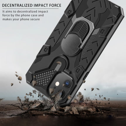 Iron Knight Series 2-in-1-PC- und TPU-Telefonhülle mit Ringhalter, für iPhone 12 mini, für iPhone 12/12 Pro, für iPhone 12 Pro Max