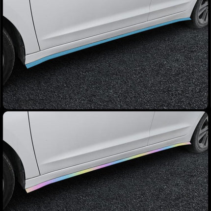 Car Starry Sky Shiny Soft Rubber Front Bar Side Anti-collision Strip