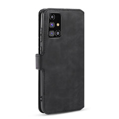 DG.MING Retro Oil Side Horizontal Flip Case with Holder & Card Slots & Wallet, For Samsung Galaxy M31s, For Samsung Galaxy S20 FE