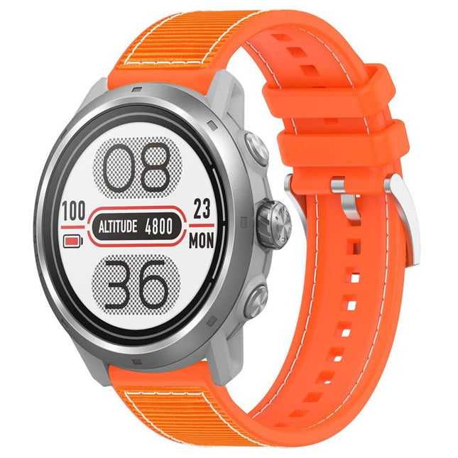 xDfind Hybrid Nylon Braid Silicone Watch Band, 20mm For COROS Pace 2 / Apex 2 42mm