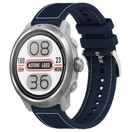 xDfind Hybrid Nylon Braid Silicone Watch Band, 20mm For COROS Pace 2 / Apex 2 42mm