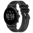 22mm For Fossil Gen 5 Carlyle / Julianna / Black