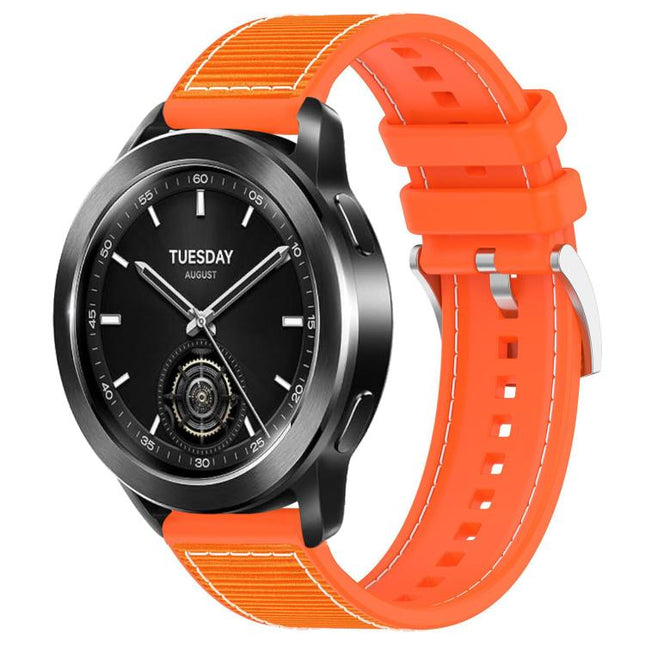 xDfind Hybrid Nylon Braid Silicone Watch Band, 22mm For Xiaomi Watch S3 / 2 Pro / S2 / S1, 22mm For Xiaomi Haylou?Watch S001 / LS02 Pro, 20mm For Xiaomi Haylou RS4 Plus LS11 / LS12