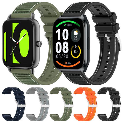 xDfind Hybrid Nylon Braid Silicone Watch Band, 22mm For Xiaomi Watch S3 / 2 Pro / S2 / S1, 22mm For Xiaomi Haylou?Watch S001 / LS02 Pro, 20mm For Xiaomi Haylou RS4 Plus LS11 / LS12