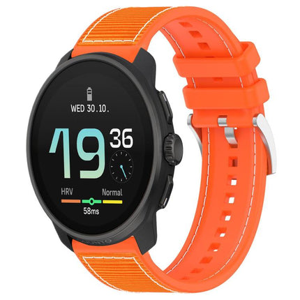 xDfind Hybrid Nylon Braid Silicone Watch Band, 22mm For Suunto Race S / Race / 9 Peak