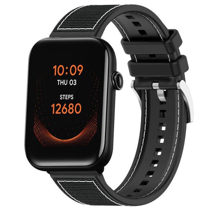 xDfind Hybrid Nylon Braid Silicone Watch Band, 20mm For Ticwatch GTH / E3 / E / 2, 22mm For Ticwatch Pro X / Pro 3 / Pro